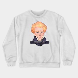 Kierkegaard, Father of Existentialism Crewneck Sweatshirt